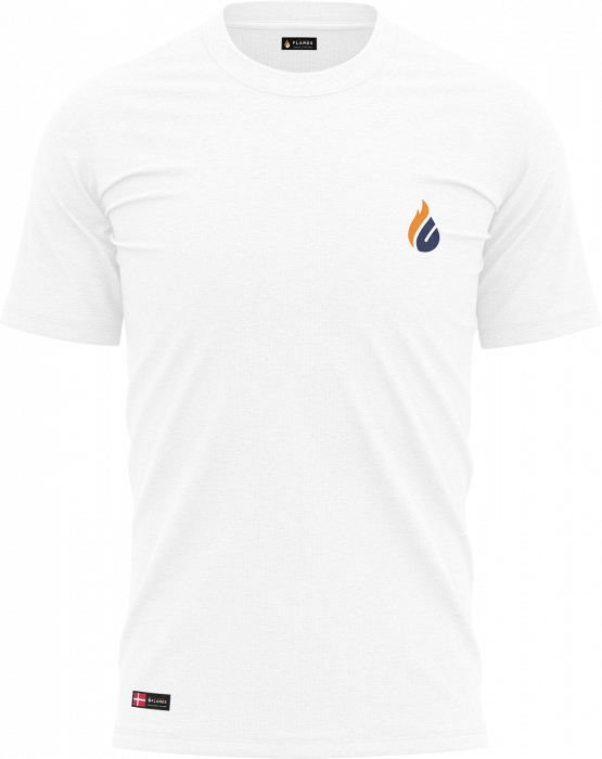 Flames - Cf Tee White 21 - Wit